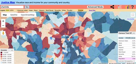 Justice Map: Visualize race and income data in your .